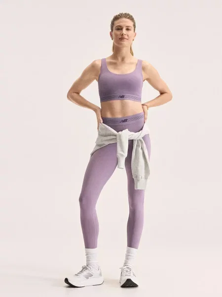 Спортивный топ New Balance фиолетовый
