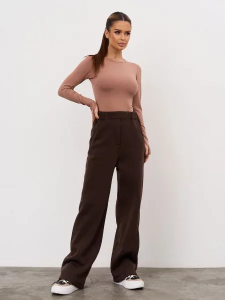 Спортивные штаны Issa Plus коричневые