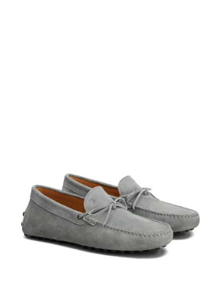 Loaferice Tod's od brušene kože siva