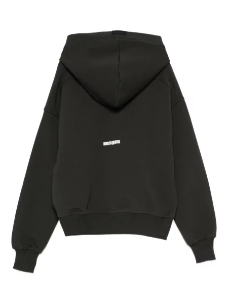 Bluza z kapturem dziecięca Msgm czarna
