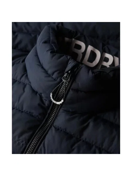 Kurtka puchowa Superdry Fuji Printed niebieska