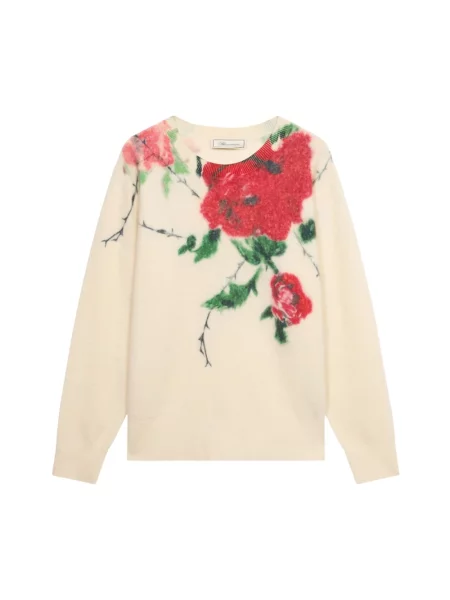 Sweter Blumarine z kaszmiru z nadrukiem