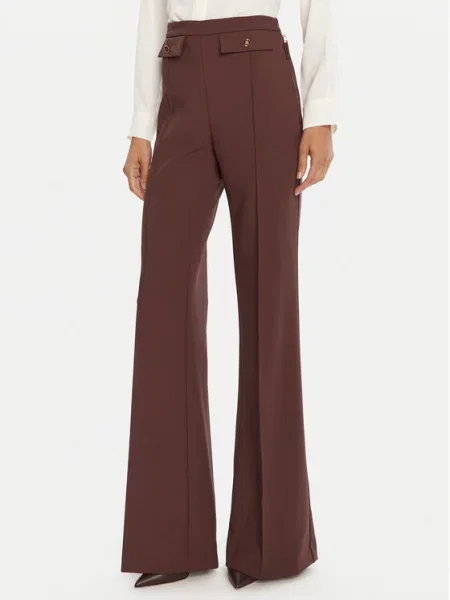 Брюки Elisabetta Franchi коричневые