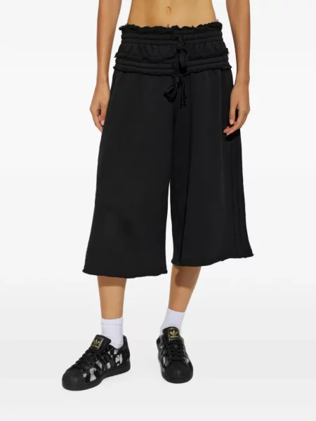 Pantaloni scurți Adidas cu broderie alergare în carouri roșu