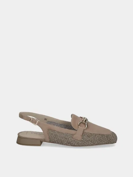 Мюлі Caprice VANNY шкіра/текстиль бежевий