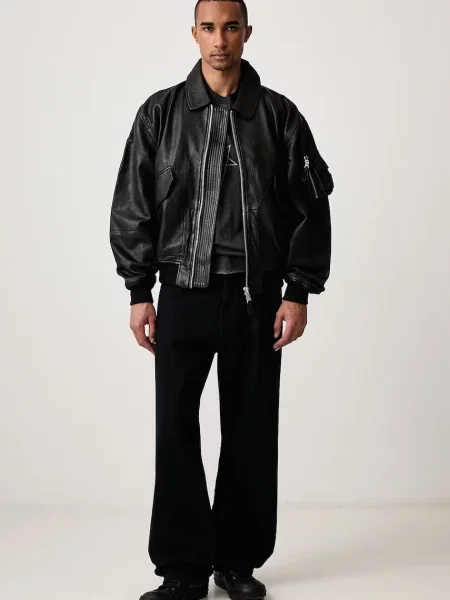 Alpha Industries Leather UV jachetă din piele pentru bărbați