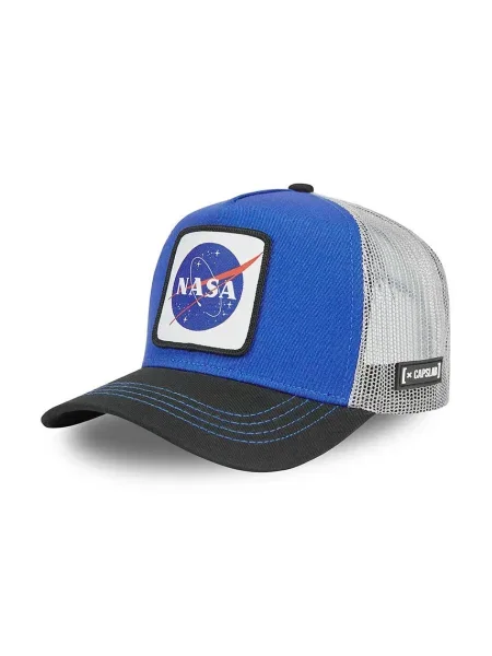 Шапка Capslab x Nasa X Nasa с апликация бяло