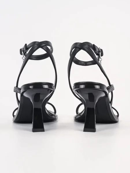 Karl Lagerfeld sandale de piele KARMEL negru