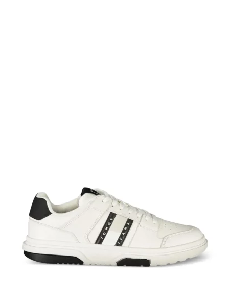 Fűzős csipkés sneaker Tommy Hilfiger nyomtatás fehér