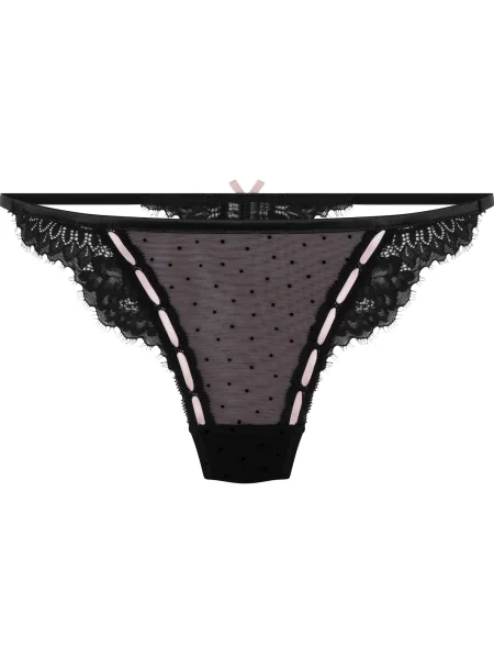 Hunkemöller Tanga Dorothy' negru