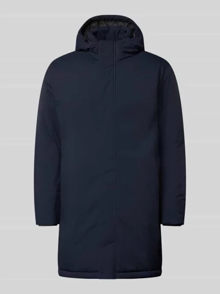 Parka z kapturem model Crauler' Boss granatowa