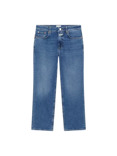 Proste jeansy Closed ze stretchu niebieskie