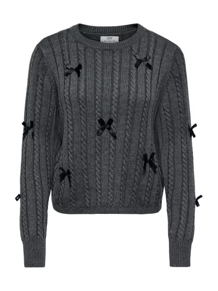 JDY Pulover JDYBOW gri închis negru