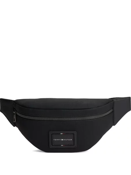 Curea Tommy Hilfiger cu autograf negru