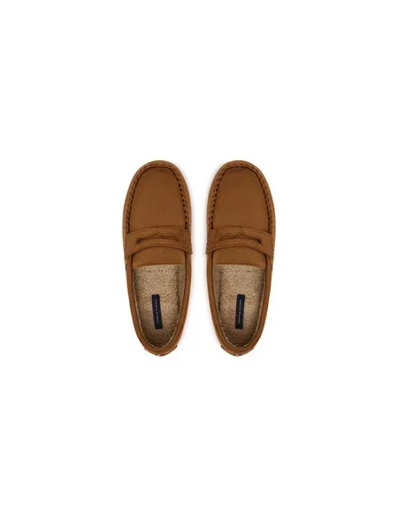 Tommy Hilfiger Naminės šlepetės Hilfiger Driver House Shoe Šviesiai ruda