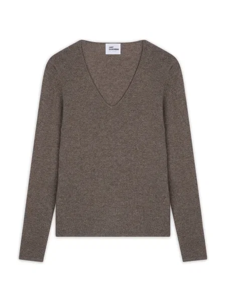 JUST CASHMERE Pulover Joan čokolada