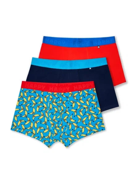 Happy Socks Boksarice Egg Banana mornarska / kraljevo modra / rumena rdeča