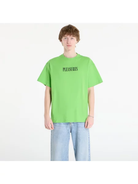 Tricou PLEASURES Exhibition T-Shirt Lime L