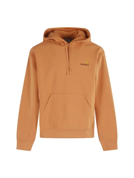 Bluza z kapturem Carhartt Wip brązowa