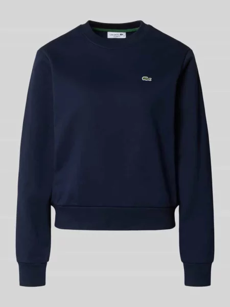 Lacoste bluza gładka granatowy
