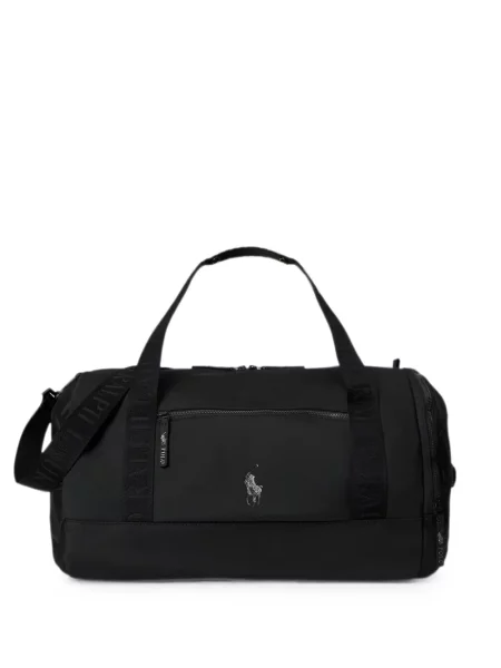 Карирана тафта обратим чанта Polo Ralph Lauren кафяво