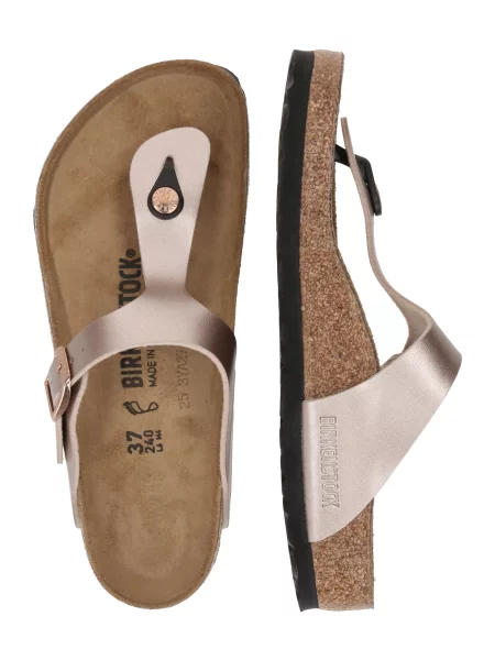 BIRKENSTOCK Flip-flops Gizeh auriu roz