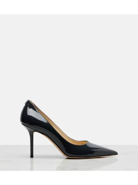 Pantofi cu toc Jimmy Choo din piele de lac negru