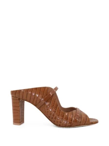 Sandale Malone Souliers din piele de lac maro