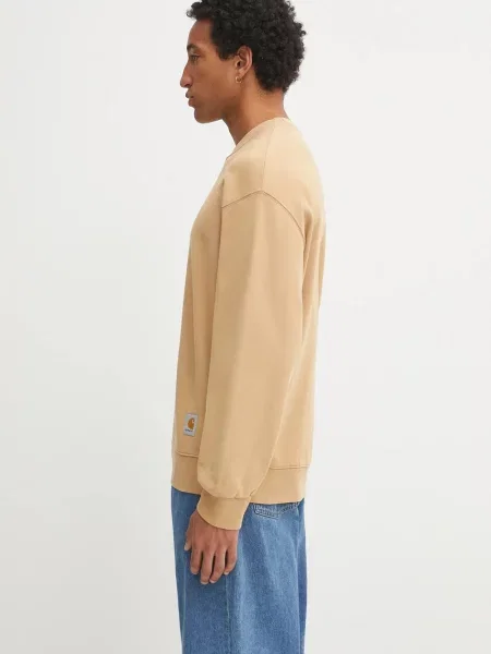 Μπλούζα Carhartt WIP Hudson καφέ