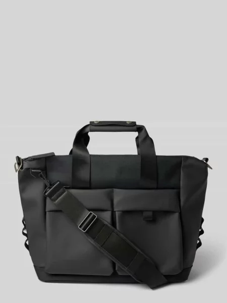 Torba weekendowa z detalem z logo model Otaru' Rains czarna