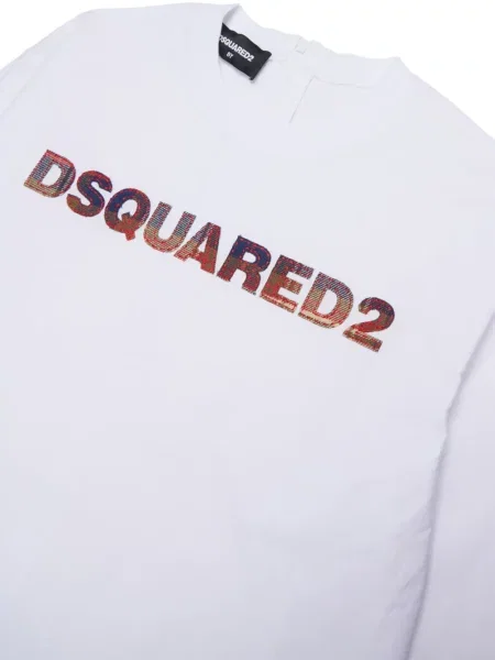 Koszulka dziecięca Dsquared2 biała