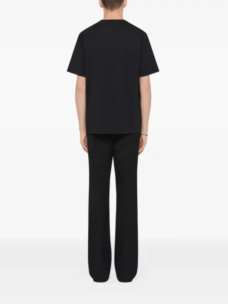 Tricou Givenchy cu motiv cu inimi negru