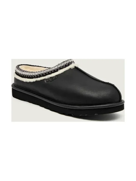 UGG De piele mules încălțăminte M TASMAN Noir cu adaos de lână negru