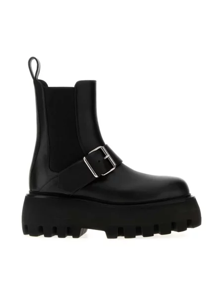 Botki Alexander Mcqueen na sprzączkę czarne