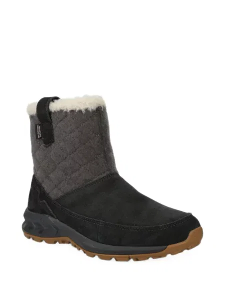 Καπιτονέ μποτάκια αστραγάλου Jack Wolfskin από δέρμα προβάτου μαύρο