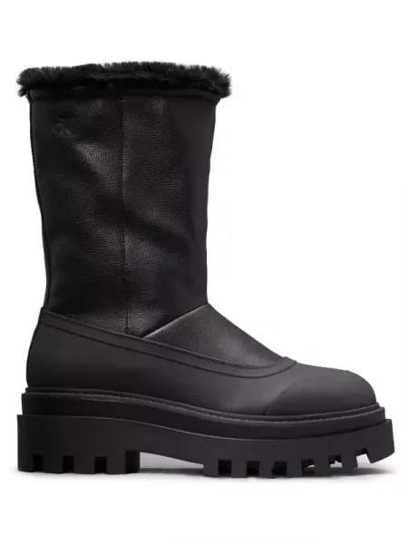 CALVIN KLEIN JEANS De piele bocanci CHELSEA negru
