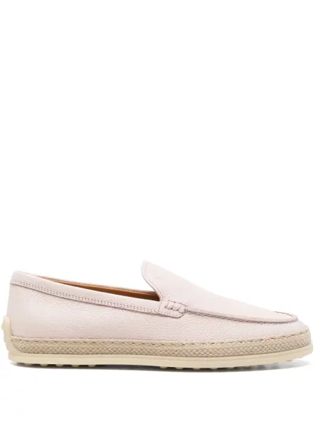 Pantofi loafer Tod's din piele roz
