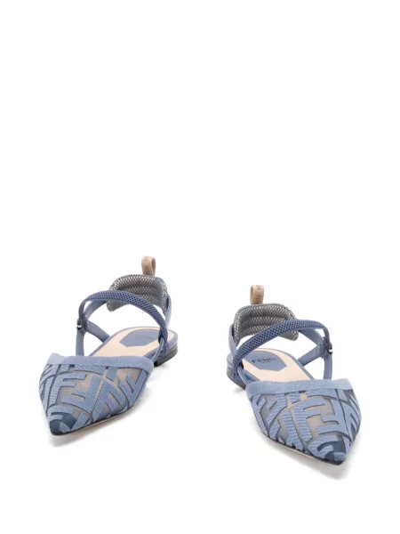 Pantofi cu toc Fendi albastru