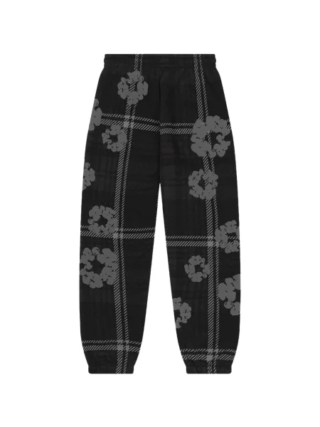 Spodnie dresowe Denim Tears w kratę czarne