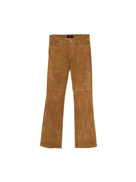 Jeansy 7 For All Mankind brązowe