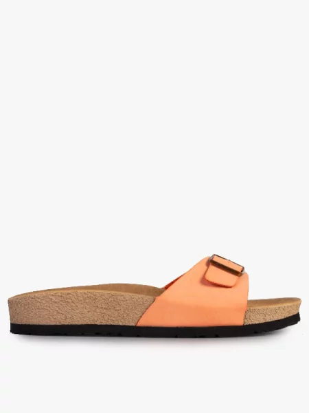 Шлепанцы Grunwald из искусственной кожи оранжевые