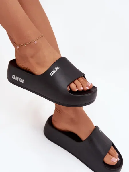Copati Big Star Shoes s platformo črna