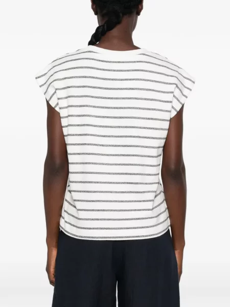 Tricou Maison123 cu dungi alb