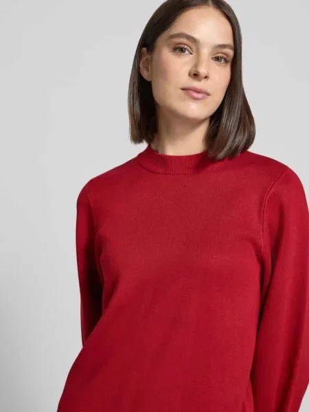 Sweter o kroju regular fit z bufiastymi rękawami od Jake*s Collection