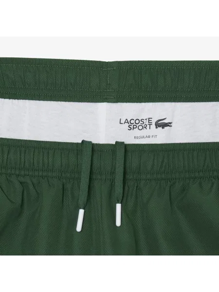 Lacoste Spodnie Dresowe Regular Fit zielone