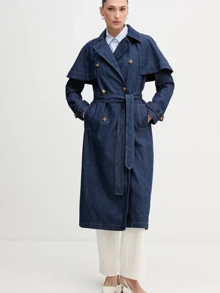 Hoss Intropia płaszcz jeansowy