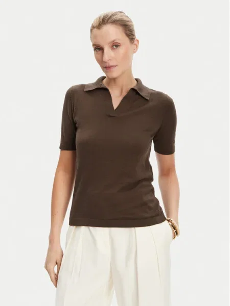 Weekend Max Mara Tricou polo Roncolo maro