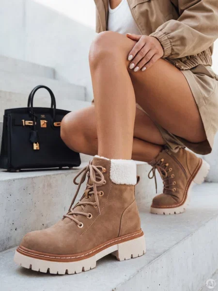Trapery ocieplane khaki Dstreet