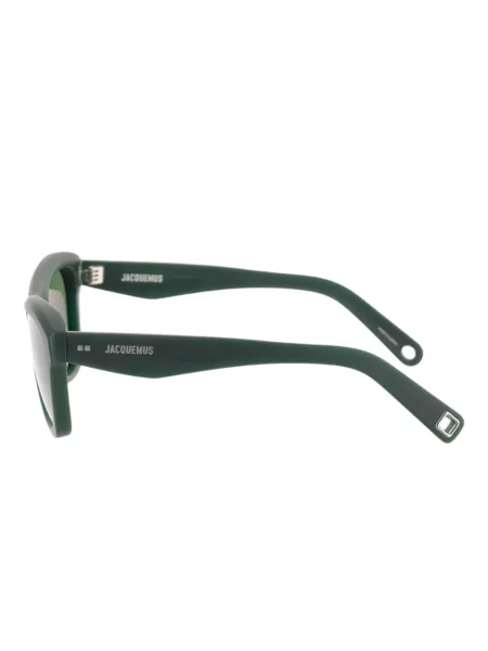 Ochelari de soare Jacquemus cu imprimeu geometric verde