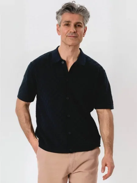 TEESHOPPEN Košile Polo námořnická modř